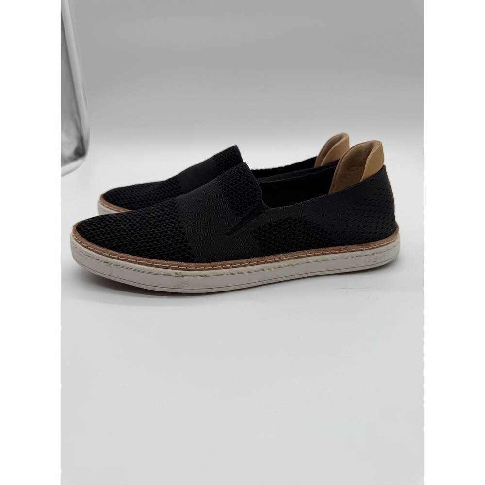 UGG Sammy Black HyperWeave Knit Slip On Sneakers 1016756 Womens 8‎